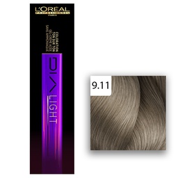 [M.12518.333] L'Oréal Professionnel DIALIGHT Haartönung 9,11  Milkshake Tiefes Silver 50ml