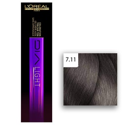 [M.12527.531] L'Oréal Professionnel DIALIGHT Haartönung 7,11 Mittelblond Tiefes Asch 50ml