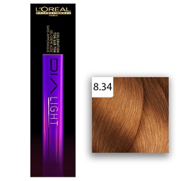 [M.12532.378] L'Oréal Professionnel DIALIGHT Haartönung 8,34 Hellblond Gold Kupfe 50ml