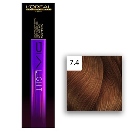 [M.13542.975] L'Oréal Professionnel DIALIGHT Haartönung 7.4 Mittelblond Kupfer 50ml