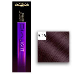[M.13545.576] L'Oréal Professionnel DIALIGHT Haartönung 5.26 Hellbraun Irise Rot 50ml