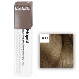 [M.10158.128] L'Oréal Professionnel MAJIREL Glow 9,13  Sehr Helles Blond Asch Gold 50ml