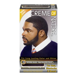 [M.14629.147] Creme Of Nature Hair Mustache &amp; Beard Color Mens Natural Black 1.0