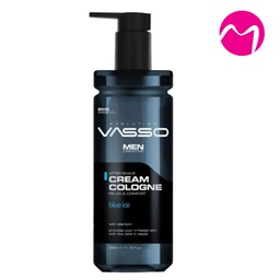 [M.12684.888]  VASSO Professional AFTER SHAVE CREAM COLOGNE-Blue Ice (370ml)