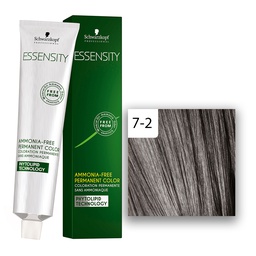 [M.13655.106] Schwarzkopf Professional ESSENSITY Haarfarbe 60 ml 7-2 Mittelblond Asch