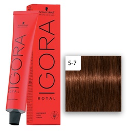 [M.13942.741] Schwarzkopf Professional IGORA ROYAL Haarfarbe 5-7 Hellbraun Kupfer   60ml