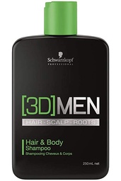 [M.14037.487] Schwarzkopf Professional 3D Mension Hair &amp; Body Shampoo 250 ml