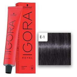 [M.14257.706] Schwarzkopf Professional IGORA ROYAL Haarfarbe E-1 Cendre Extract 60ml