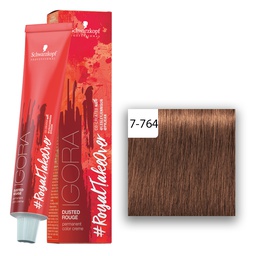 [M.14281.944] Schwarzkopf Professional IGORA ROYAL Take Over Dusted Rouge Haarfarbe Mittelblond Kupfer Schoko Beige 7-764  60ml