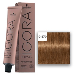[M.14400.543] Schwarzkopf Professional IGORA ROYAL Absolutes Haarfarbe 9-470 Extra Light Blonde beige Copper Natural 60ml