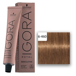 [M.14465.647] Schwarzkopf Professional IGORA ROYAL Absolutes Haarfarbe 6-460 Dunkelblond Beige Schoko Natur  60ml