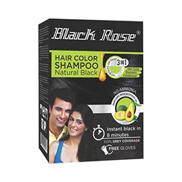 [M.16074.540] Black Rose Henna Color Shampoo-Ammonia Free  12x15gr